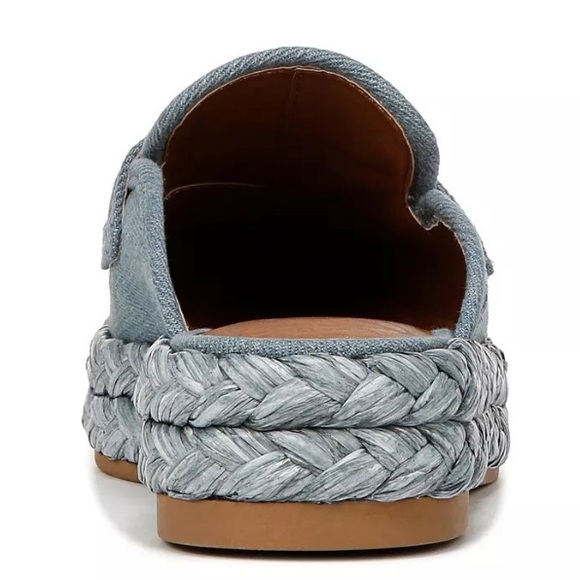 Zodiac Blue Denim Espadrille loafer mules - Picture 7 of 13